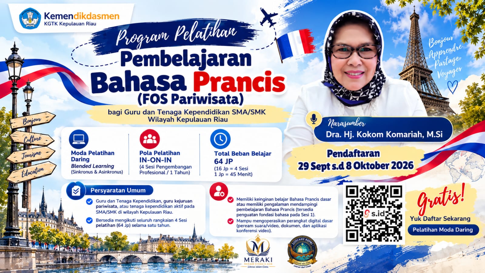 Meraki Program Pelatihan Pembelajaran Bahasa Prancis